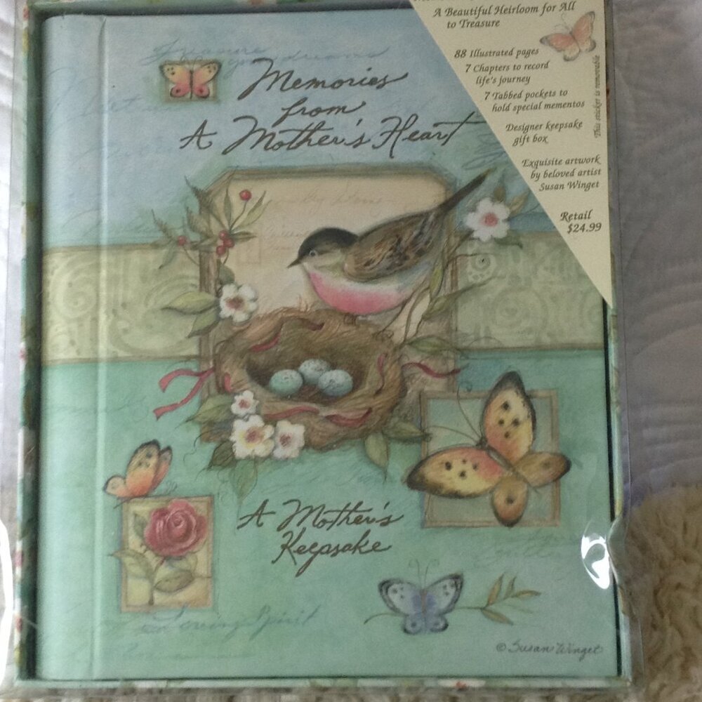 NOS, 2008 Memories for a Mother's Heart Diary Inspirational Log Love Memory Mom